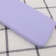 Чохол Silicone Case Square Full Camera Protective (AA) NOLOGO для Apple iPhone 6/6s (4.7") Бузковий / Dasheen - изображение 2