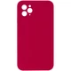 Чохол Silicone Case Square Full Camera Protective (AA) NOLOGO для Apple iPhone 11 Pro (5.8") Червоний / Rose Red - зображення 1