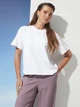Футболка оверсайз жіноча Seventeen 2277.6355 2XL-3XL Біла (Sev2000000205090) - зображення 1