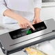 Вакуумный упаковщик Электрический для продуктов FKJ-5100 + 10 пакетов Вакууматор со встроенным резаком и дисплеем - изображение 3