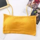 Жіночий прямий топ бандо з бретелями жовтий One Size 1216_14-89 - зображення 1