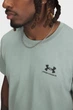 Чоловіча м'ятна футболка UA M LOGO EMB HEAVYWEIGHT SS Under Armour XXL 1373997-348 - изображение 3