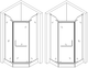 Душова кабіна BRAVO RABA L90TB (L90BT), п'ятикутна - зображення 2