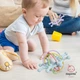 Силиконовый прорезыватель погремушка игрушка 2Life мячь-абстракция Y5 Голубой v-12751 - изображение 6