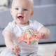 Набор 2Life Y4 Силиконовый прорезыватель мячь-абстракция и деревянный держатель бусины Розовый n-12767 - изображение 8