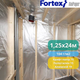 Пароизоляционная теплоотражающая пленка Fortex AluPaper 1,25х24 м, 30 м2, 104 г/м2 - изображение 8