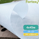 Плівка поліетиленова армована Fortex 4 х 45 м, 180 м2, 180 г/м2, прозора - зображення 3
