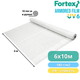 Пленка армированная Fortex 6x10 м, 60 м2, 180 г/м2, прозрачная, УФ 6% - изображение 6