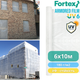 Пленка армированная Fortex 6x10 м, 60 м2, 180 г/м2, прозрачная, УФ 6% - изображение 10