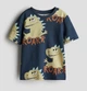 Дитяча футболка для хлопчиків H&M 134-140 синя динозавр - изображение 1