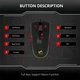 Проводная игровая мышь Aikun GX66 Optical Gaming Mouse Backlight, 800-7200DPI, USB, 1.8m, black - изображение 7