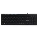 Дротова клавіатура Meetion Wired Standard Multimedia Ultrathin Keyboard K842М, RU, EN розкладки, USB, 1.5m, black - зображення 1