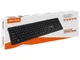 Дротова клавіатура Meetion Wired Standard Multimedia Ultrathin Keyboard K842М, RU, EN розкладки, USB, 1.5m, black - зображення 6