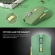 Беспроводная игровая мышь Fantech WGC2 Venom II Vibe, RGB, 800-4000DPI, 2.4GHz, 300mAh, 720h, Зеленый - изображение 6