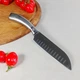 Невеликий ніж Santoku з нержавіючої сталі 12.5 см - зображення 2