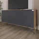 Тумба под телевизор с золотыми металлическими ножками LION Амарант 168x40x76,5 см Дуб Ливорно/Графитовый (LION-043080) - изображение 1