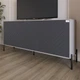 Тумба под телевизор с черными металлическими ножками LION Амарант 168x40x76,5 см Кашемир/Графітовий (LION-043009) - изображение 1