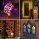 3D конструктор Румбокс со световыми эффектами "Волшебный дом с сокровищами" конструктор Room Box кукольный домик своими руками (RB049) - изображение 4