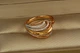 Кольцо Xuping Jewelry с родием струи фонтана р 19 золотистое - изображение 1