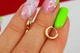 Серьги Xuping Jewelry широкие колечки 8 мм золотистые - изображение 1