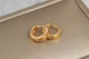 Серьги Xuping Jewelry широкие колечки 8 мм золотистые - изображение 3
