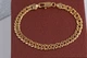 Браслет Xuping Jewelry ромб 23 см 6 мм золотистый - изображение 1