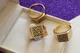 Печатка Xuping Jewelry р 22 квадратная лабиринт золотистая - изображение 3