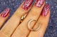 Сережки Xuping Jewelry колечка з шагреневими діагональними смужками 1,5 см золотисті - зображення 2