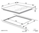 Комбінована HI - Light - газова варильна певерхня Luxor SH 68 BK + Витяжка Sweet Air Prestige F 60 B Glass 1450 LED, чорний - зображення 10