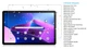 Захисне скло для планшета Lenovo TB328 Tab M10 (3rd Gen) TB328XU, TB328FU, Blackview, Cubot Tab, Doogee T10, Oscal Pad, Sigma Tab, Teclast, Ulefone Tab A7 (0.3мм, 2.5D) - зображення 1
