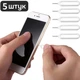 Скрепка, выталкиватель SIM для iPhone, ключ, булавка для сим холдера iPhone, iPad, Huawei, Samsung, Xiaomi (комплект 5шт) - изображение 1