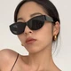 Сонцезахисні окуляри Cat Eye Чорні (A9798) - зображення 2