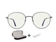 Очки для компьютера Fielmann OU 001 BL-23808 Blue Blocker унисекс с футляром и салфеткой - изображение 6