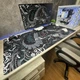 Огромный коврик 1200х600 на весь компьютерный стол YLXXL5 Дракон игровая поверхность для мыши и клавиатуры - изображение 2