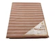 Простынь из бязи 240х220 см - Lines Brown - изображение 1