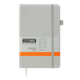 Книга записна Buromax Etalon 125*195мм 96 аркушів у лінію обкладинка штучна шкіра Срібна (BM.291260-24) - изображение 1