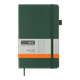 Книга записна Buromax Etalon 125*195мм 96 аркушів у лінію обкладинка штучна шкіра Зелена (BM.291260-04) - изображение 1