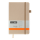 Книга записна Buromax Etalon 125*195мм 96 аркушів у лінію обкладинка штучна шкіра Золота (BM.291260-23) - изображение 1