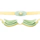 Очки для плавания детские тренировочные Yingfa Junior 390AF Light Yellow-Mint - изображение 4