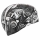 Шапочка для плавания силиконовая для взрослых Yingfa 0091-1 Black-Grey - изображение 2
