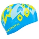 Шапочка для плавания силиконовая для взрослых Yingfa 0091-1 Blue-Yellow - изображение 2