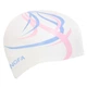 Шапочка для плавания силиконовая для взрослых Yingfa 0091-1 White-Pink-Blue - изображение 2
