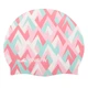 Шапочка для плавания силиконовая для взрослых Yingfa 0091-1 Pink-Mint - изображение 1
