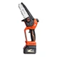 Цепная пила gtm cs18/127bl, 18в, шина 5"/12,7см, 4Ah (cs18/127bl kit) - зображення 3