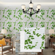 3D панель самоклеящаяся StickerWall декоративная 770х700х3 мм белая с плющем - изображение 5