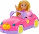 Ігровий набір лялька Барбі Челсі та кабріолет з аксесуарами Barbie Club Chelsea HXN05 - зображення 2