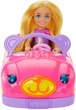 Ігровий набір лялька Барбі Челсі та кабріолет з аксесуарами Barbie Club Chelsea HXN05 - зображення 3