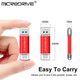 Флешка MicroDrive 128Gb USB Type-C Red - изображение 2
