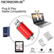 Флешка MicroDrive 128Gb USB Type-C Red - изображение 3