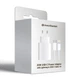Зарядное устройство для смартфона и планшета, AMHJ83 20W White USB-C Power Adapter с кабелем USB-C to Lightning в комплекте, поддержка Power Delivery и Quick Charge 3.0, быстрая зарядка для iPhone и iPad, ArmorStandart (ARM77724) - изображение 8